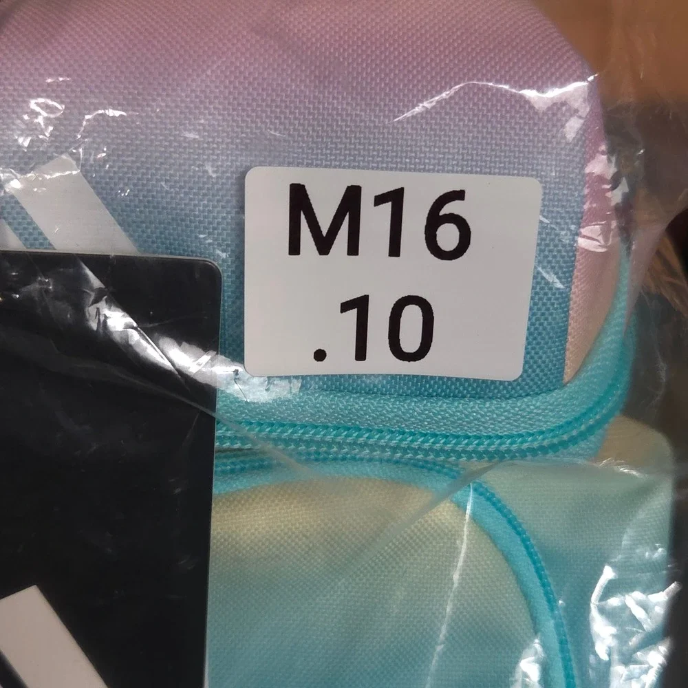 Adidas Excelerator Lunch Bag Unisex OSFA Gradient Flash Aqua Ombre Sporty NWT